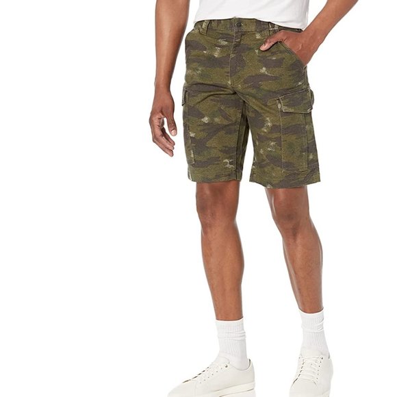 Carhartt Shorts Carhartt Mens Camo Rugged Flex Relaxed Fit Canvas